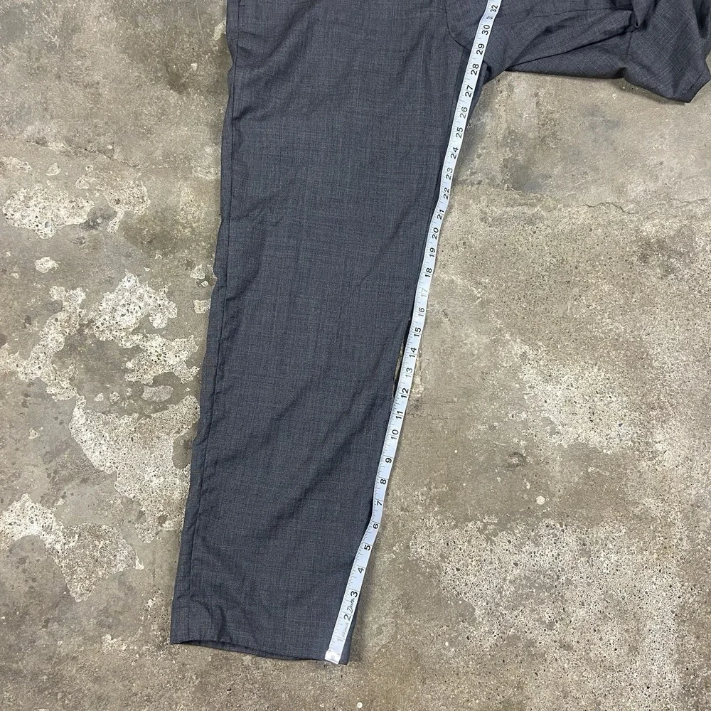 Lauren Ralph Lauren Dress Pants 36x29 Gray Flat Front Straight Leg Fit Business‎